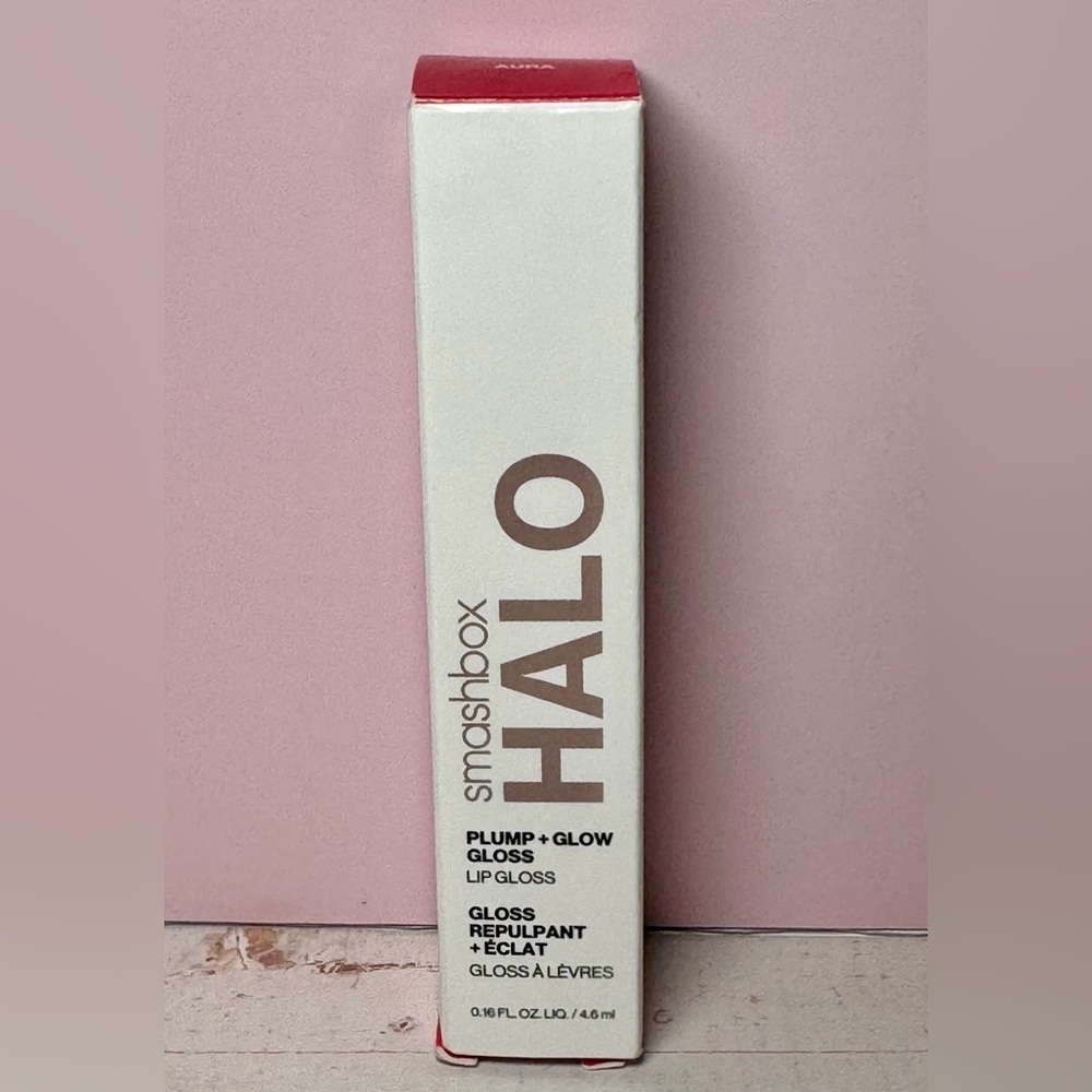 Smashbox Halo Plump + Glow Lip Gloss
(Aura) NIB 4.6 ml / 0.16 fl oz